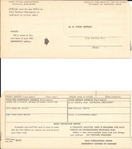 Emergency Address Change